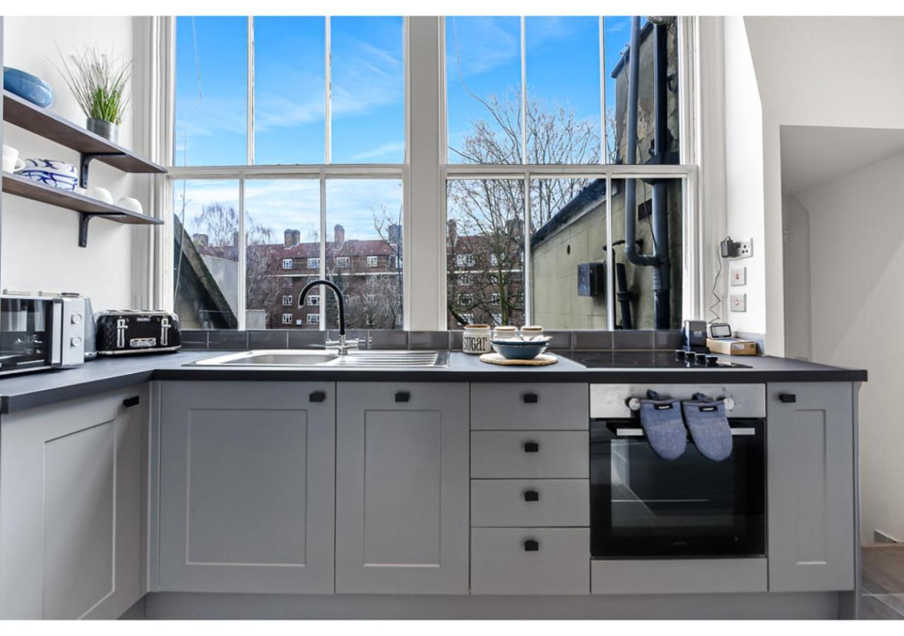 Upscale Urban Haven: Luxury Flat Apartment London Luaran gambar